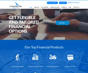 Corporateblufinancial.com(Corporate Blu) Screenshot