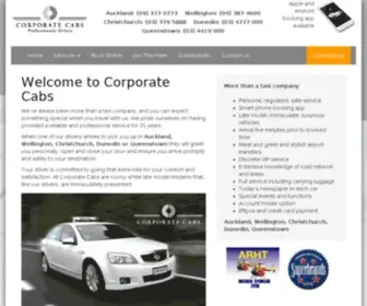 Corporatecabs.co.nz(Corporate Cabs) Screenshot