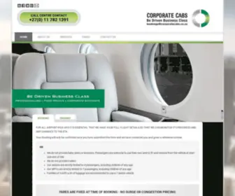 Corporatecabs.co.za(Corporate Cabs) Screenshot