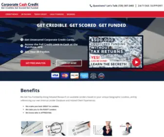 Corporatecashcredit.com(Corporate Cash Credit Made Easy) Screenshot