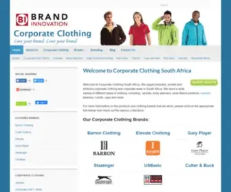 Corporateclothingza.co.za(Corporate Clothing South Africa) Screenshot