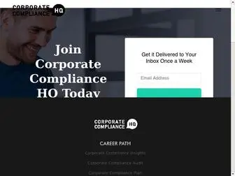 Corporatecompliancehq.org(Corporate Compliance HQ) Screenshot