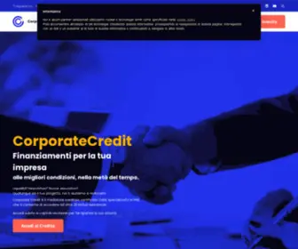 Corporatecredit.it(Mediatore del Credito per Aziende autorizzato OAM) Screenshot