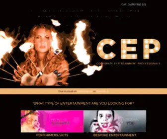 Corporateentertainmentprofessionals.co.uk(CEP) Screenshot