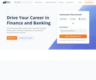 Corporatefinanceinstitute.com(Corporate Finance Institute) Screenshot