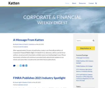 Corporatefinancialweeklydigest.com(Corporate and Financial Weekly Digest (CFWD)) Screenshot