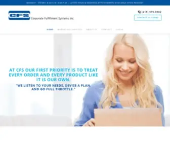 Corporatefulfillmentsystems.com(Corporate Fulfillment Systems) Screenshot