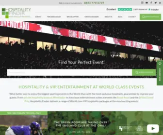 Corporatehospitality.com(VIP Hospitality Packages & Tickets For Events) Screenshot