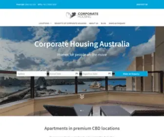 Corporatehousing.com.au(Corporate Housing) Screenshot