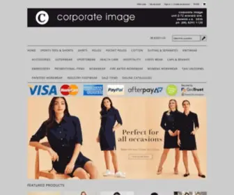 Corporateimageonline.com.au(Corporate and Workwear) Screenshot