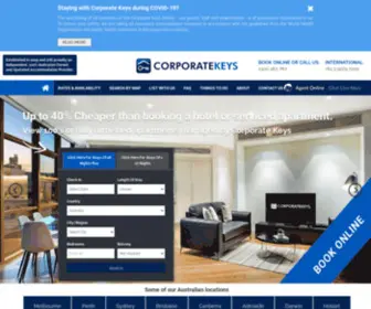 Corporatekeys.com.au(Serviced Apartments) Screenshot