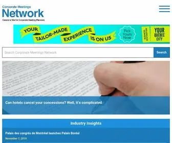 Corporatemeetingsnetwork.ca(Corporate Meetings Network) Screenshot