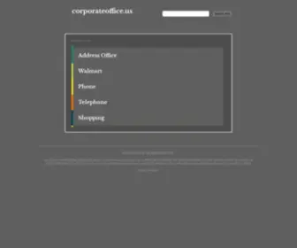 Corporateoffice.us(Contact Corporate Offices) Screenshot
