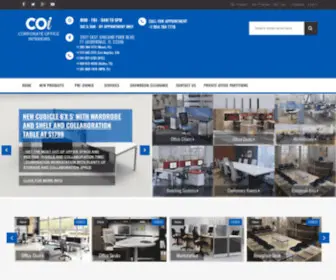 Corporateofficeint.com(Office Furniture Miami and West Palm Beach) Screenshot