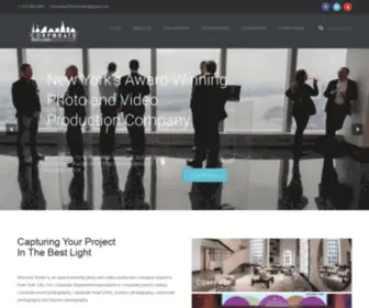 Corporatephotovideo.com(Contact photography and videography studio in New York) Screenshot
