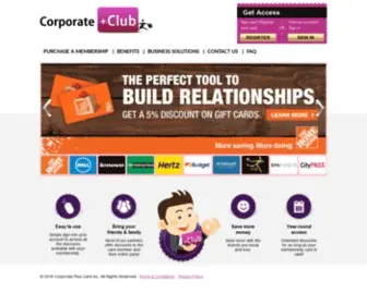 Corporateplusclub.com(Save more with the brands you know and love) Screenshot
