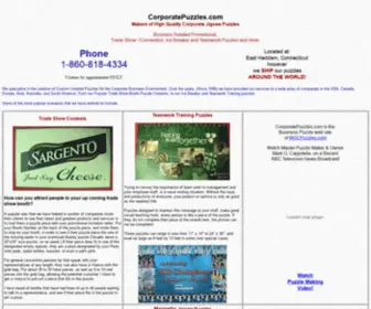 Corporatepuzzles.com(Custom Made Corporate Business Promotional Advertising Puzzles of Premium Quality) Screenshot