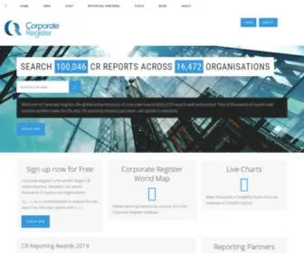Corporateregister.com(Csr) Screenshot