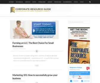 Corporateresourceguide.com(Corporate Resource Guide) Screenshot