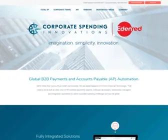 Corporatespending.com(Edenred Pay) Screenshot