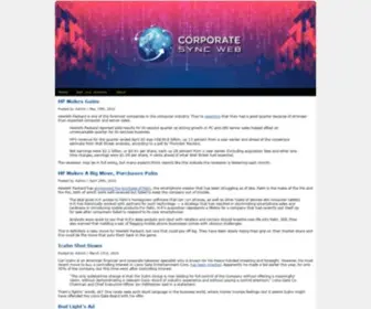 Corporatesyncweb.com(CorporateSyncWeb) Screenshot