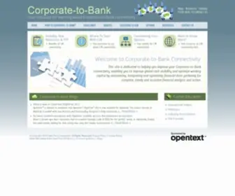 Corporatetobank.com(Corporate to Bank Connectivity) Screenshot