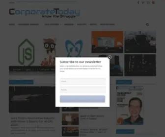 Corporatetoday.org(The Corporate Today Magazine) Screenshot