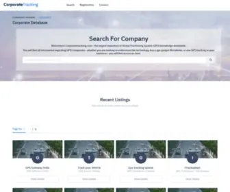 Corporatetracking.com(Corporate Tracking) Screenshot