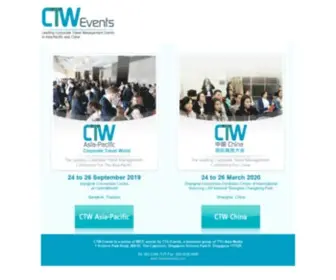 Corporatetravelworld.com(CTW Asia) Screenshot
