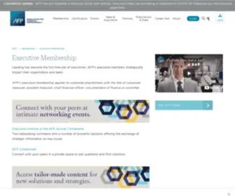 Corporatetreasurers.org(Executive Membership) Screenshot
