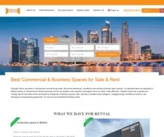 Corporatevisions.sg(Best Commercial & Business Spaces for Sale and Rent in Singapore) Screenshot