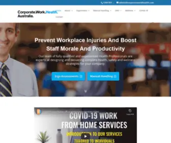 Corporateworkhealth.com(Corporate Workplace Health & Wellness Management Australia) Screenshot