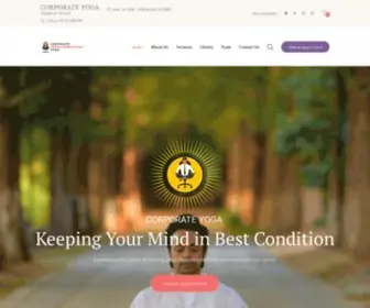 Corporateyoga.org(Corporate Transformational Yoga) Screenshot
