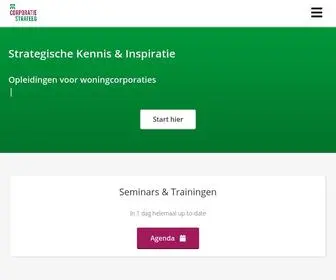 Corporatiestrateeg.nl(Strategie en Inspiratie) Screenshot