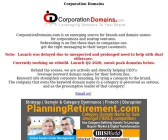 CorporationDomains.com(Home) Screenshot