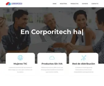 Corporitech.com(Corporitech Distribuidor Mayorista de Seqrite y Mailsekura) Screenshot