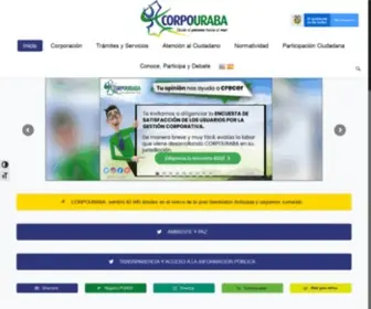 Corpouraba.gov.co(CORPOURABA) Screenshot