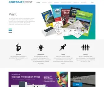 Corprint.co.nz(Corporate Print) Screenshot