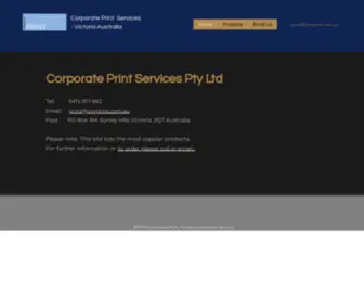 Corprint.com.au(Corporate Print Services) Screenshot