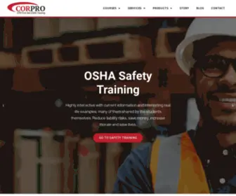 CorprocPR.com(CORPRO CPR & Safety Training) Screenshot