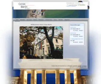 Corps-Berlin.de(Corps Berlin) Screenshot
