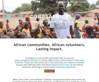 Corpsafrica.org(CORPSAFRICA) Screenshot