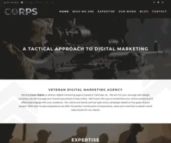 Corpsdigital.com(Corps Digital) Screenshot