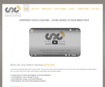 Corpspeechcoaching.com(Corpspeechcoaching) Screenshot