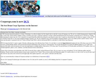 Corpsreps.com(The Drum Corps Repertoire Database) Screenshot