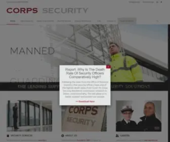 Corpssecurity.co.uk(Corps Security) Screenshot