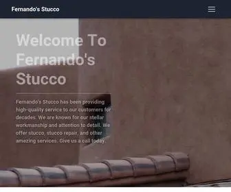 Corpus-Christi-Stucco.com(Fernando's Stucco) Screenshot