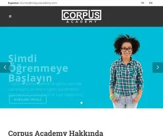 Corpusacademy.com(Corpus Academy Ana Sayfa) Screenshot