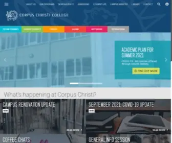 Corpuschristi.ca(Corpus Christi College) Screenshot