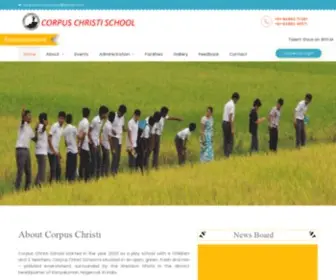 Corpuschristischool.in(Corpus Christi School) Screenshot